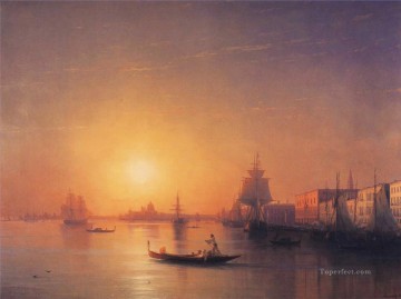 Venecia 1874 Romántico Ivan Aivazovsky Ruso Pinturas al óleo